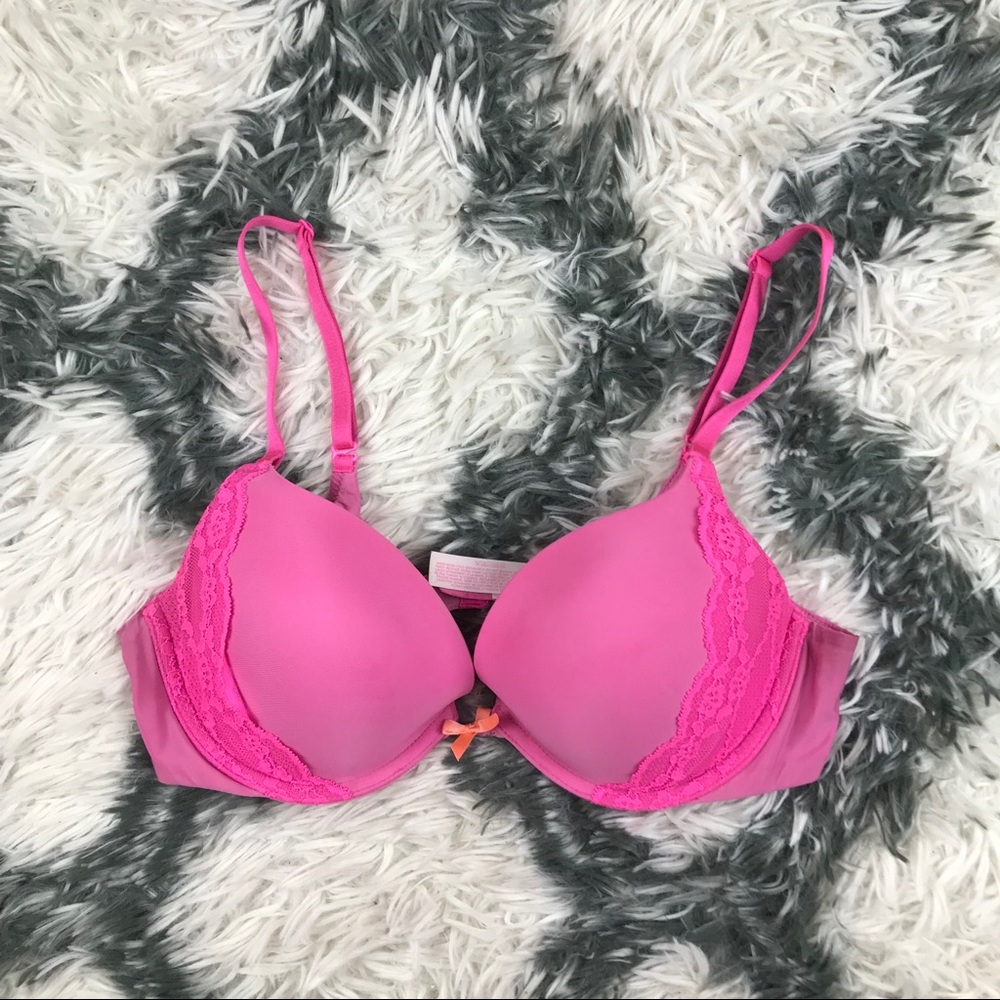 Victoria’s Secret Push Up Bra Size 36B Pink